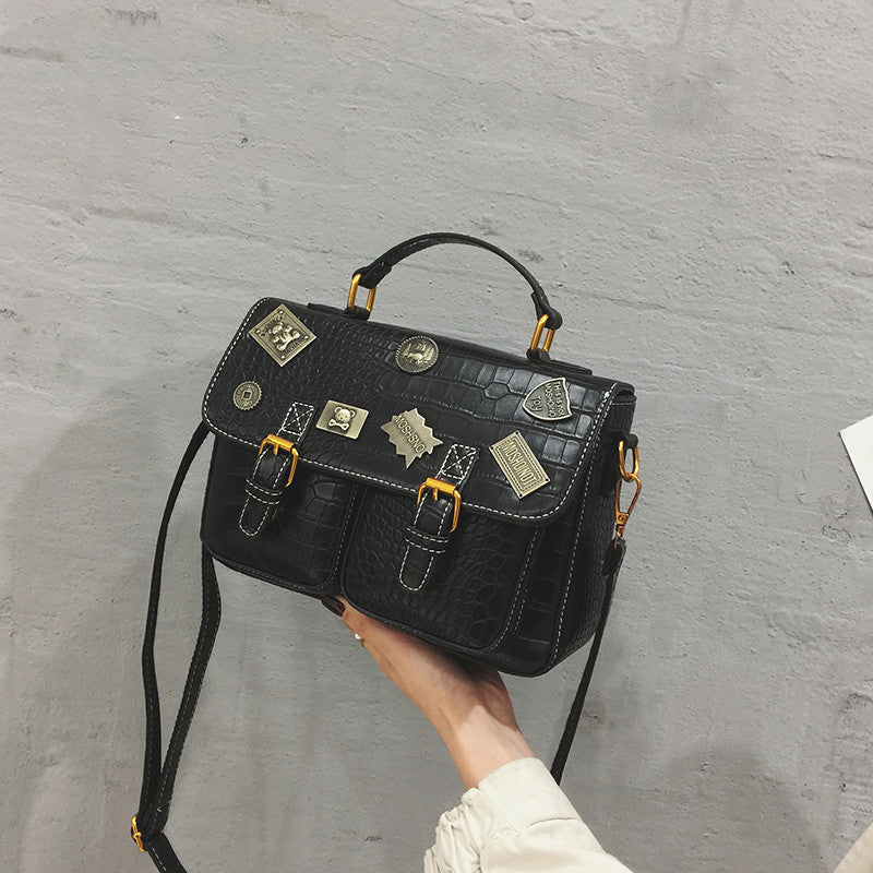 One Shoulder Messenger carrying briefcase