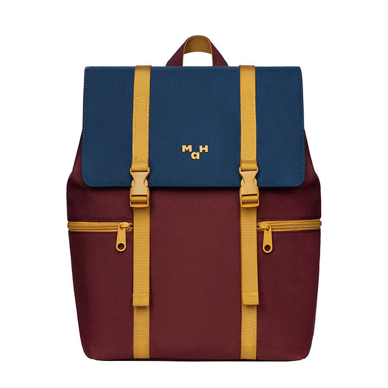 Men's And Women's Fashion Contrast Color Backpack