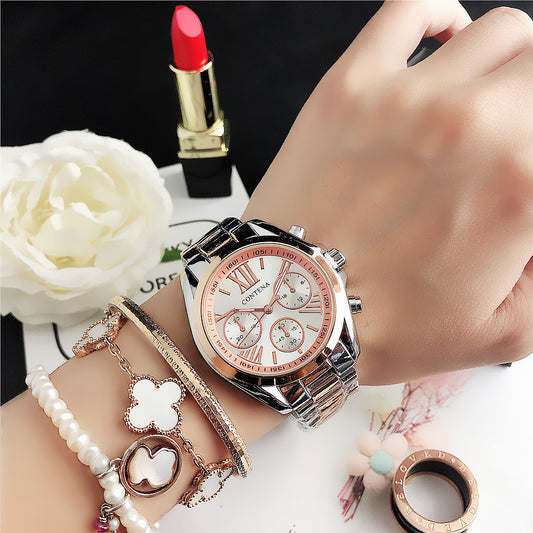 Women's Diamond Mesh Strap Watch - Fashion Quartz