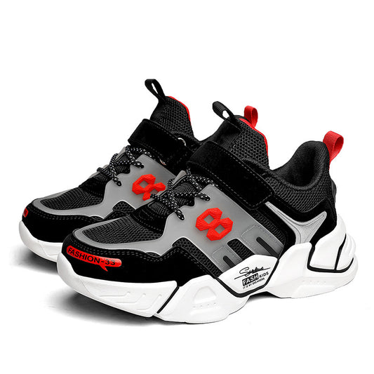 Boys' Mesh Breathable Sneakers - Children's Daddy Style Shoes