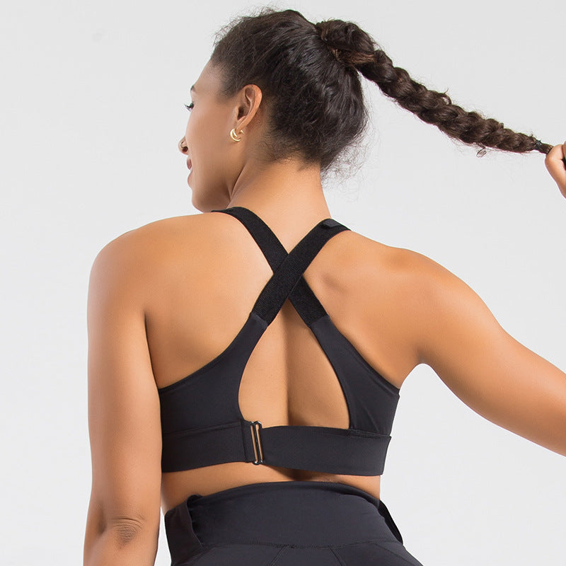 Plus Size Front Zipper Seamless Push-Up Bra - Wireless Comfort & Support
