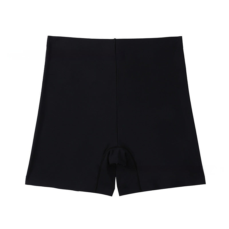 Women's Mid-waist Body Shaping Boxer Safety Pants - Black Seamless Multiple Sizes