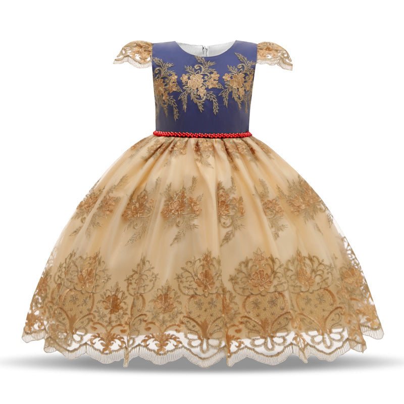 Girls' puffy princess dress