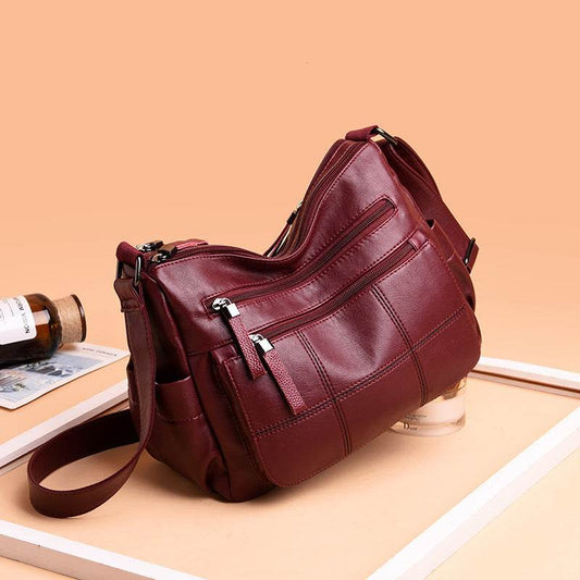 Women's Shoulder Leather Mother Bag Soft - Millivan supplies