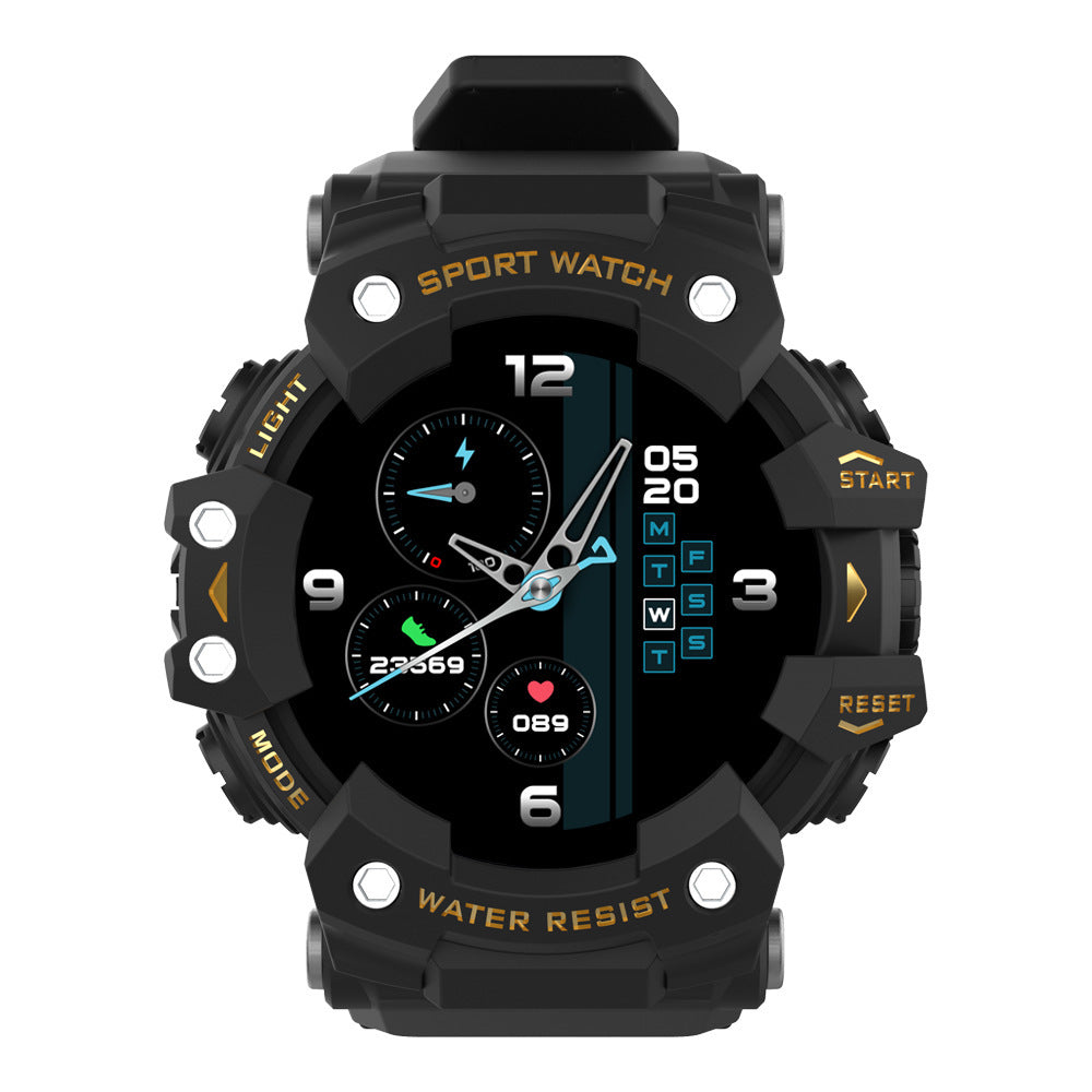 Sleep Heart Rate Monitor Watch - Waterproof 1.3"