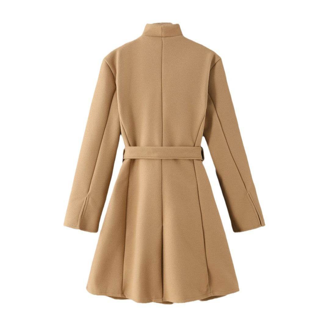 Women's Lapel Bow Lace-up Knitted Jacket - Millivan supplies