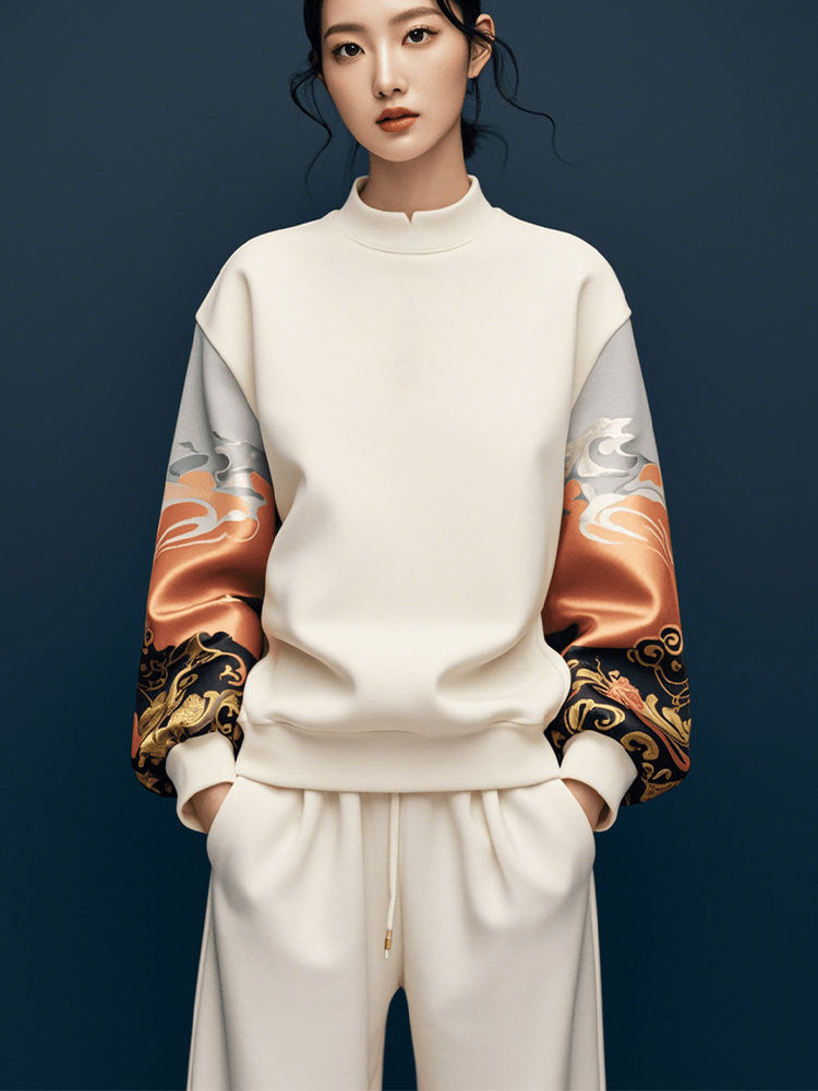 High-grade Sweater Pants Two-piece Set For Women