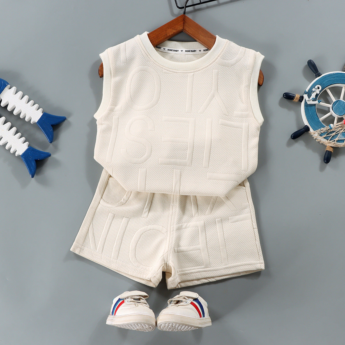Stylish Baby Vest & Shorts Set - Western Style Summer Outfit