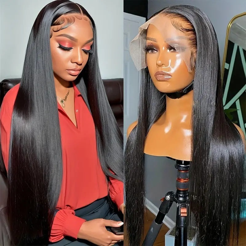 Women's Fashion Wig - Adult Front Lace Mid-Length Straight Hair
