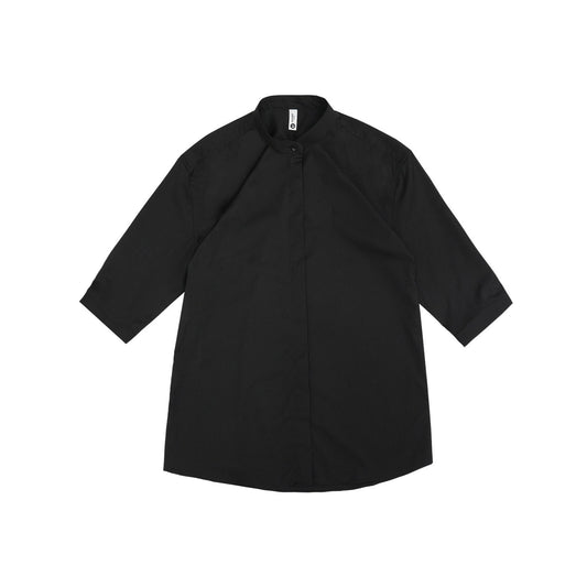 Black shirt on a white background