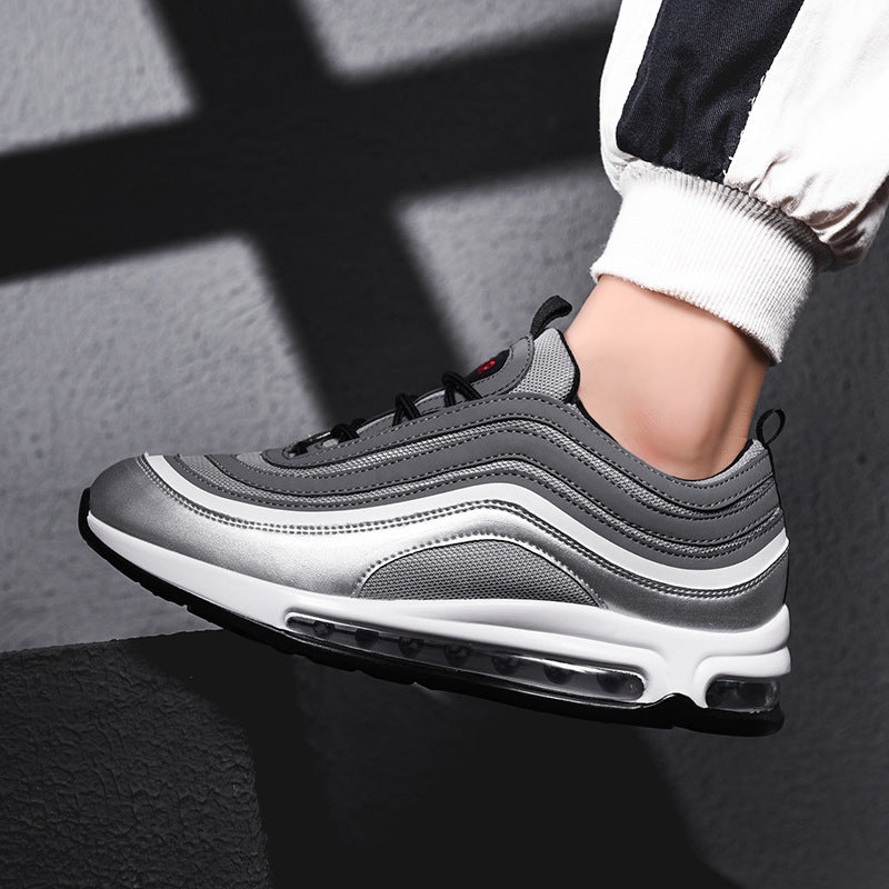 New Autumn Sports And Leisure Air Cushion Shock-absorbing Running Shoes - Men's Athletic