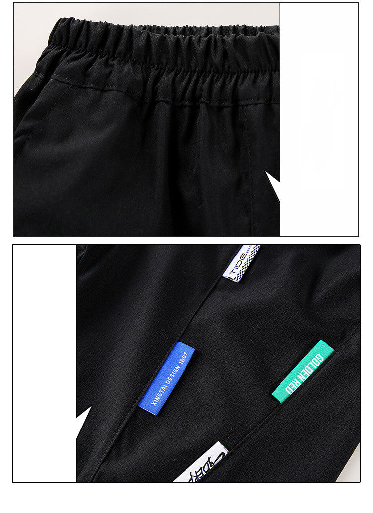 Boy's Short Sleeve Suit Children's Thin Korean Style Trendy