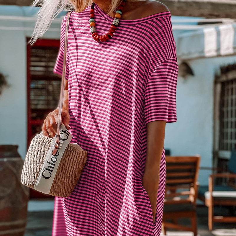 Women's Cotton Pull Frame Mid Dress - Millivan supplies