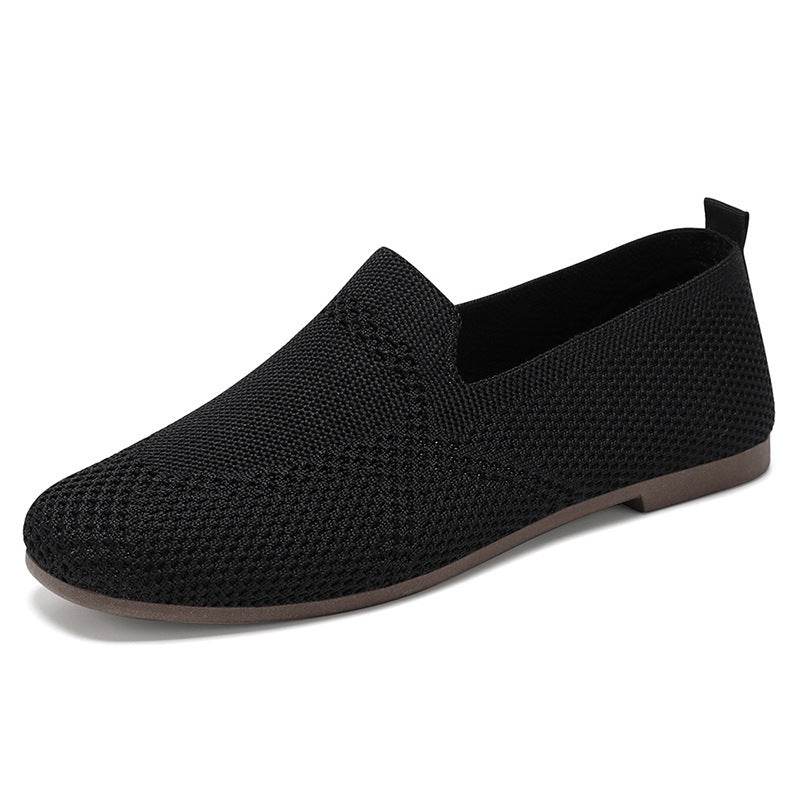 Flyknit Shoes Casual Flat Shoes Women - Millivan supplies