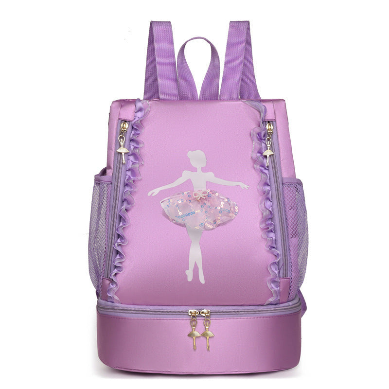 Children's Shoulder Dance Backpack Latin Ballet School Bag