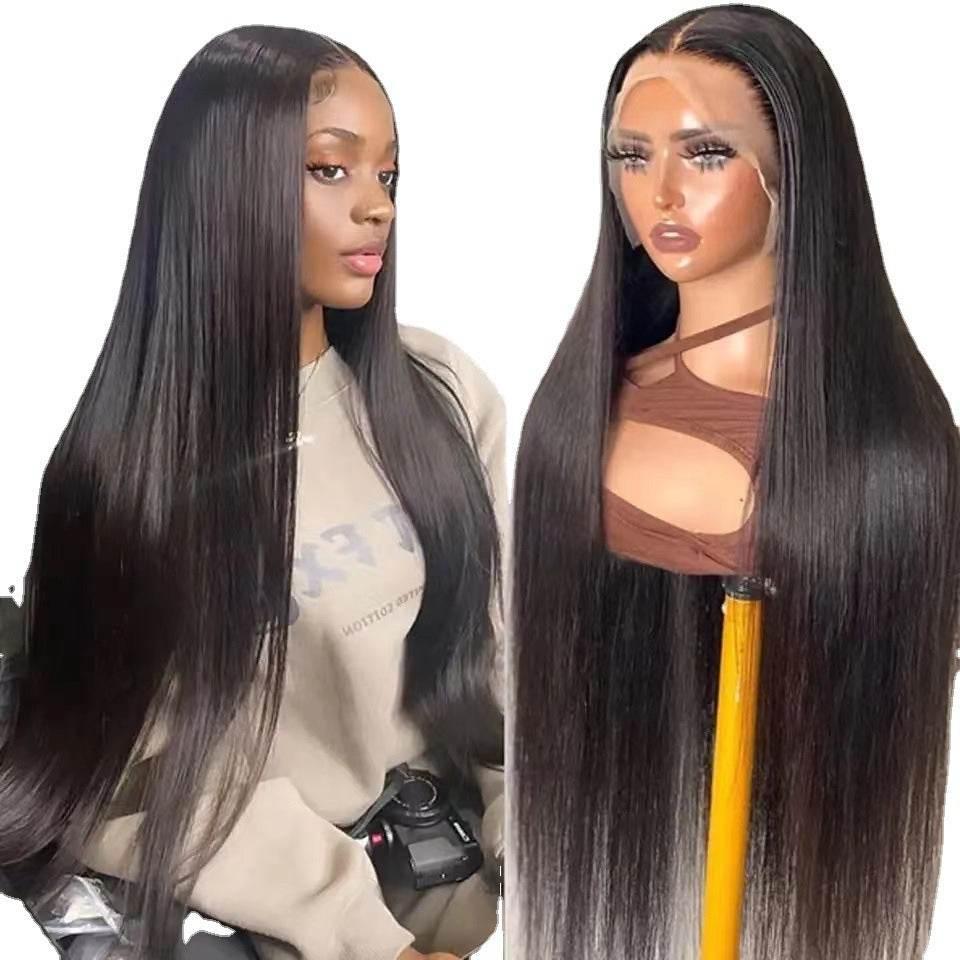 Lace Wig Women's Long Straight High-temperature Fiber Chemical Fiber - Millivan supplies