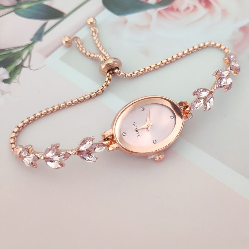 Wheat Diamond Women's Watch - Free Adjustment