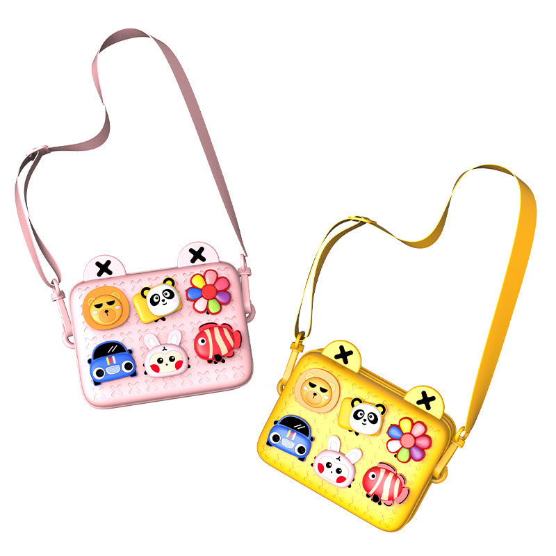 New trend baby kindergarten cartoon messenger bag