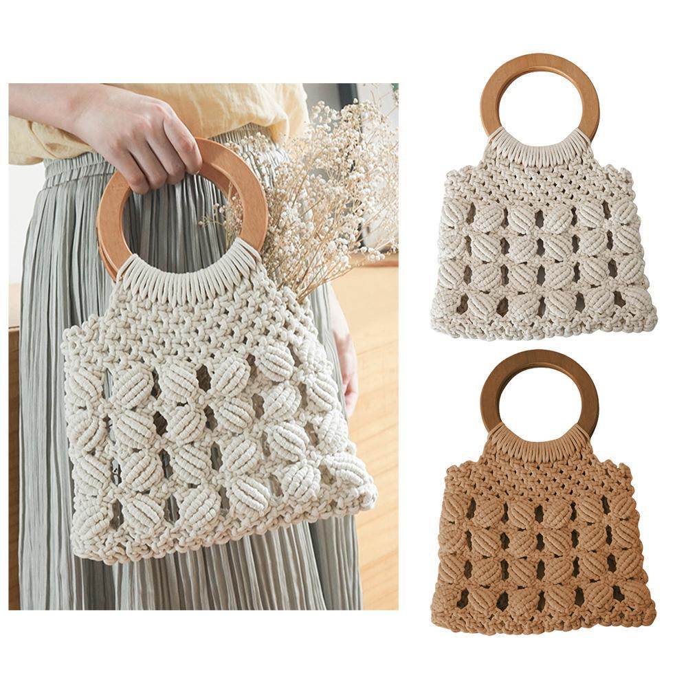 Fashion cotton rope straw women bags - Millivan supplies