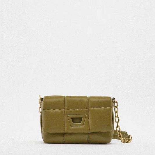 Mini Quilted Embroidered Shoulder Bag Chain - Millivan supplies
