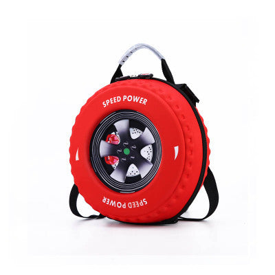 Kid's Small Schoolbag Personalized Creative 3D Cartoon Tire Kindergarten