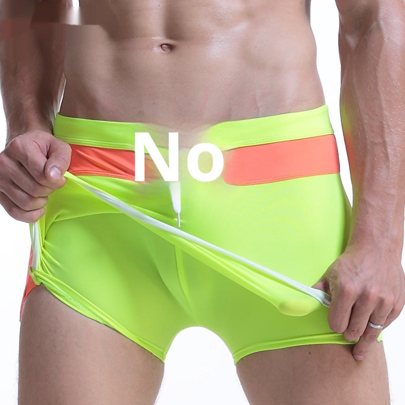 Men's Lace-Up Swimming Trunks - Casual Beach & Pool Shorts