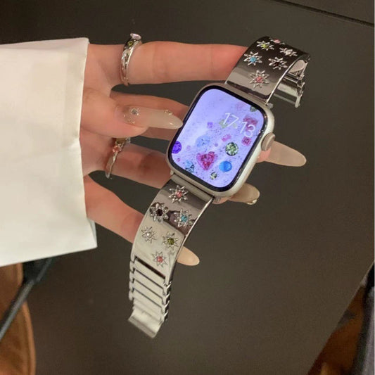 Asterism Crystal Apple Watch Strap - Metal Bracelet