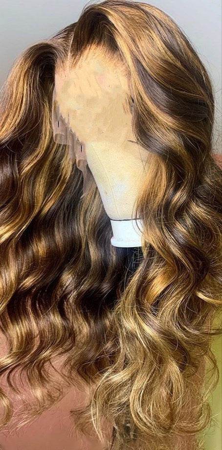 Women's Fashion Foreign Trade Wigs, Long Curly Hair, Chemical Fiber Wigs, Rose Net - Millivan supplies