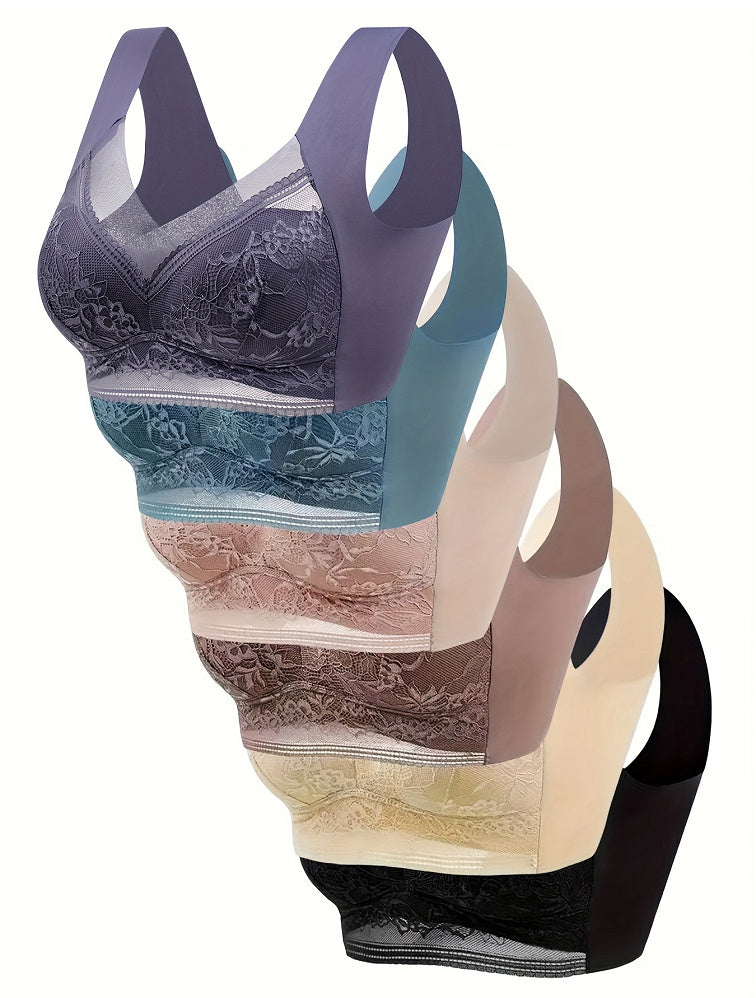Summer Ice Silk Seamless Bra - Cooling Comfort for Hot Weather