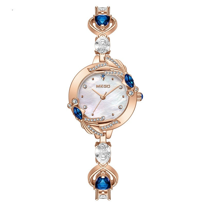Women's Simple All-match Crystal Small Goldfish  Bracelet Women's Watch