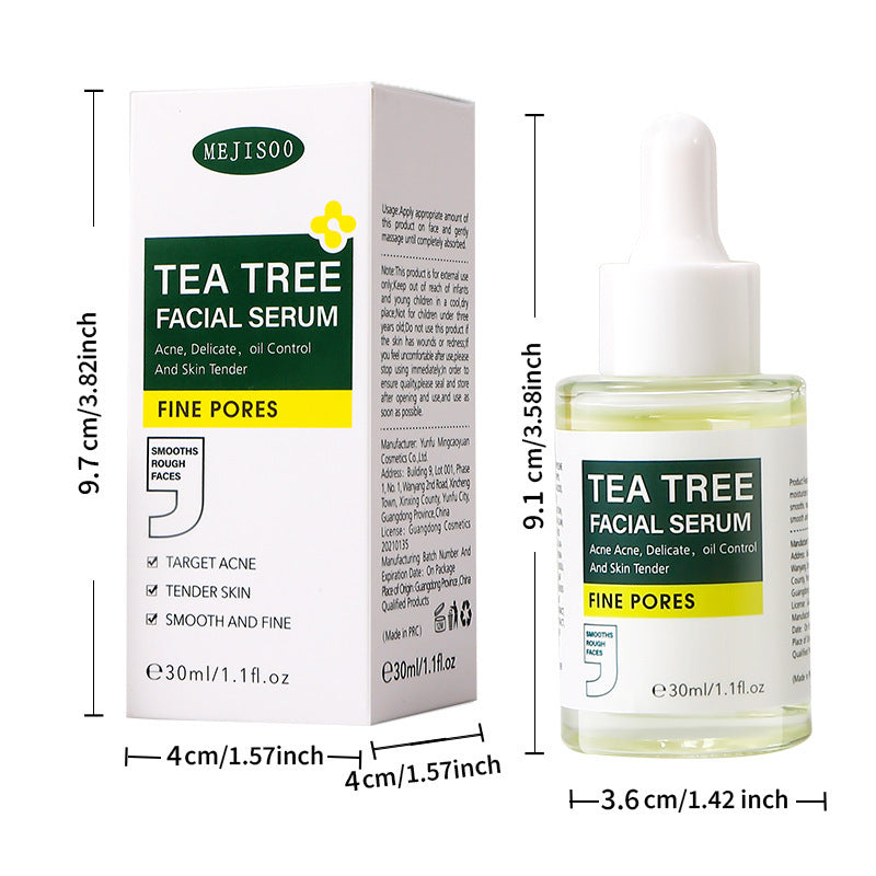 Tea Tree Facial Serum Nourishing Moisturizing Facial Liquid 30ml