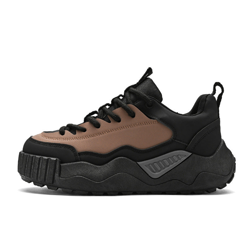 Male Leather Platform Fashion Casual Shoes