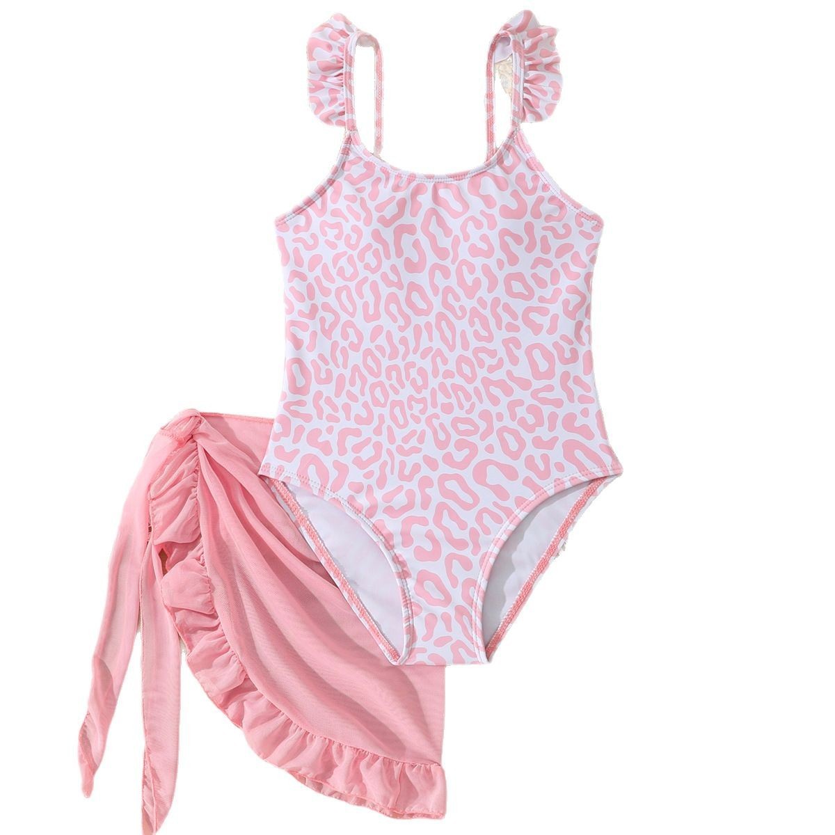 Children's Bikini One-piece Small Gauze Skirt Two-piece Girls' Swimsuit