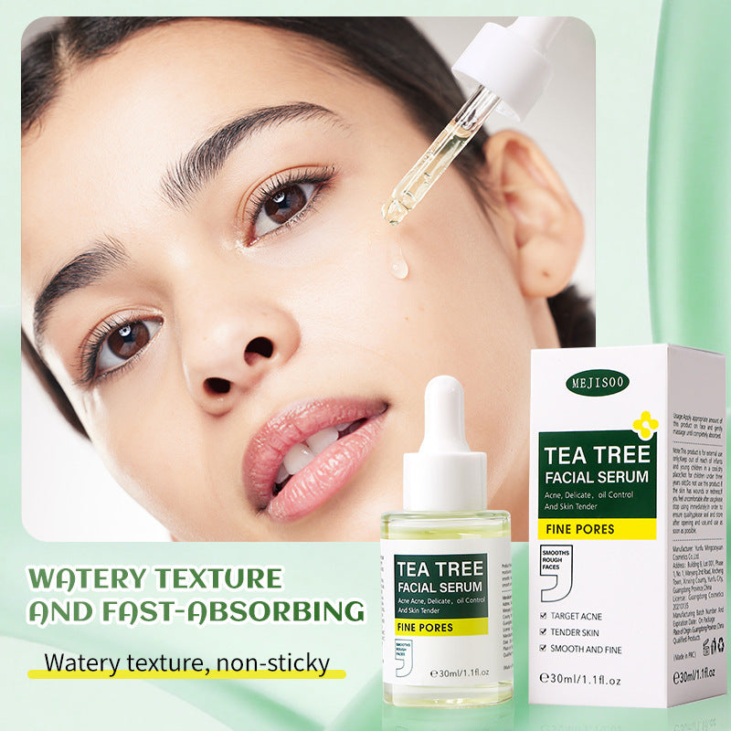 Tea Tree Facial Serum Nourishing Moisturizing Facial Liquid 30ml