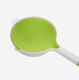 Double-layer Drain Basket Home Living Room Creative Kitchen Gadgets - Plastic 10×12.2×23cm 3 Colors
