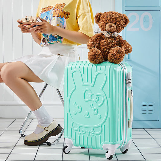 Schoolgirl Fashion Cute Password Trolley Case