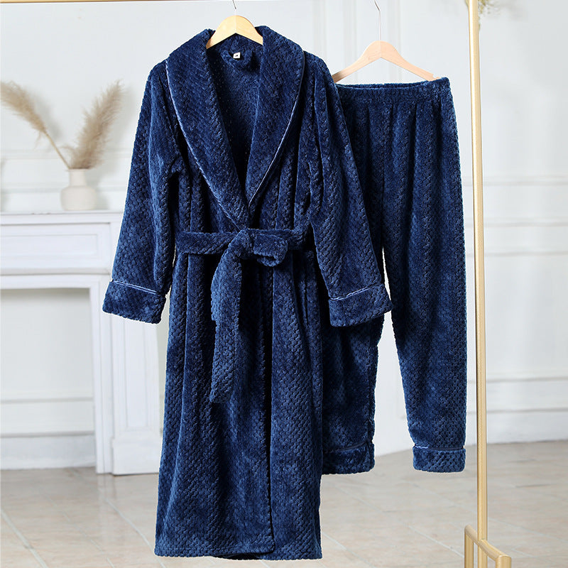 Flannel Comfortable Thermal Pajamas Suit - Women's Cozy Winter Sleepwear Set