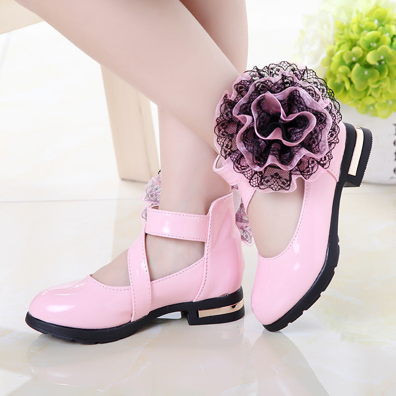 Girls' Princess Shoes - Children's Soft Sole Performance Shoes Black