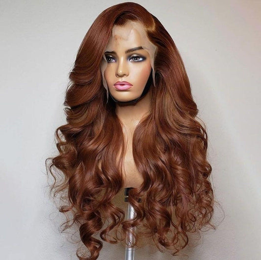Women's Real Human Straight Hair Wig Head Cover - Adult Natural Hair