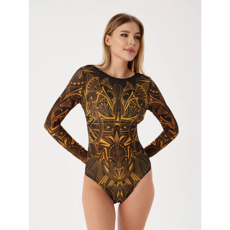 Women's One-Piece Bikini Swimsuit - Adult European American Style