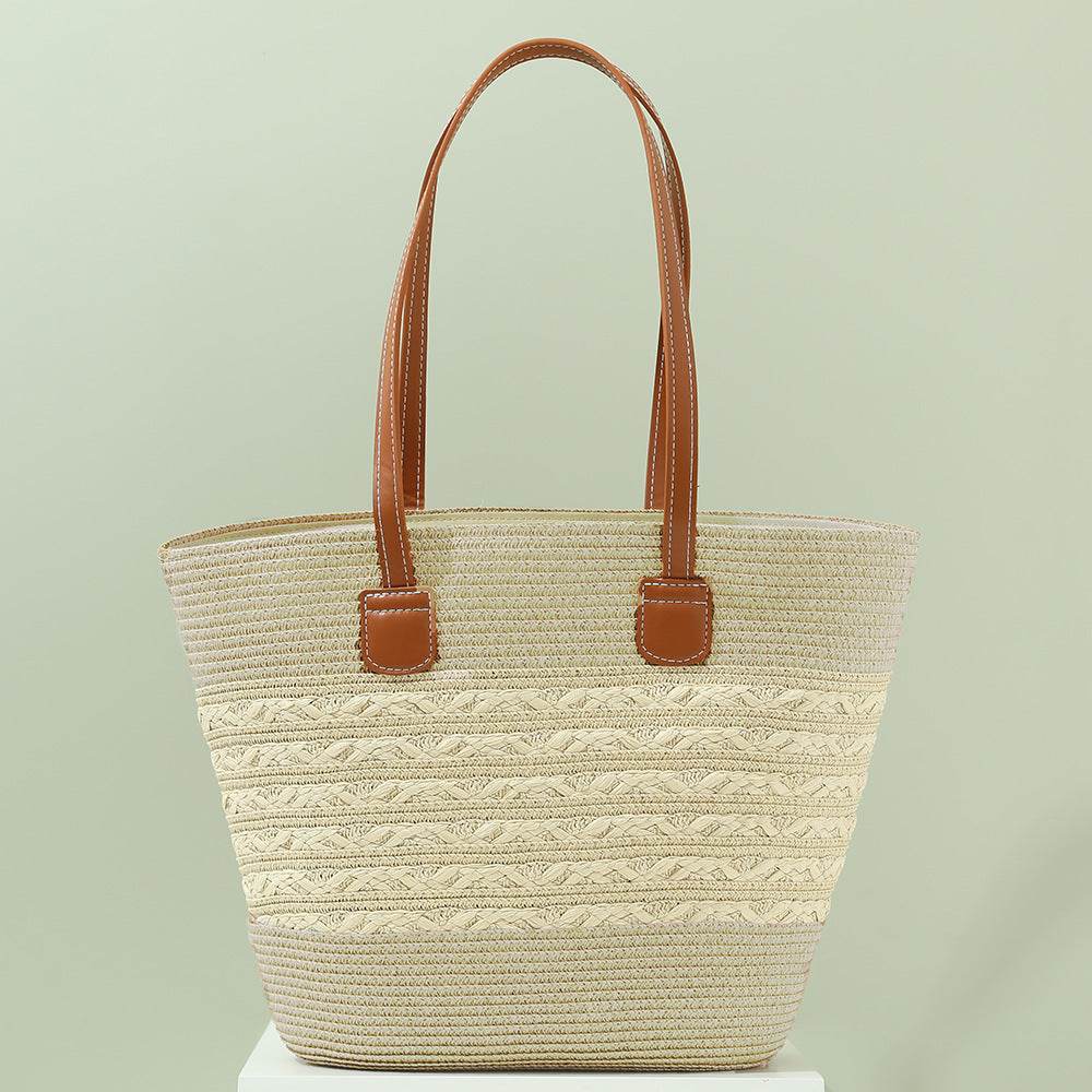 South Korea Vacation Style Raffia Woven Bag Large Capacity Totes - Millivan supplies