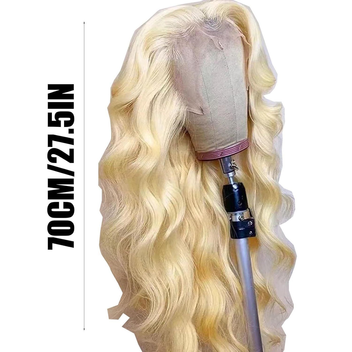 Women's European American Lace Front Wig - Synthetic Fiber Middle Parting Style