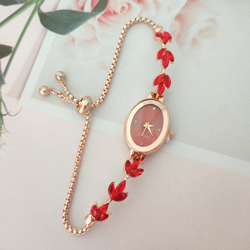 Wheat Diamond Women's Watch - Free Adjustment