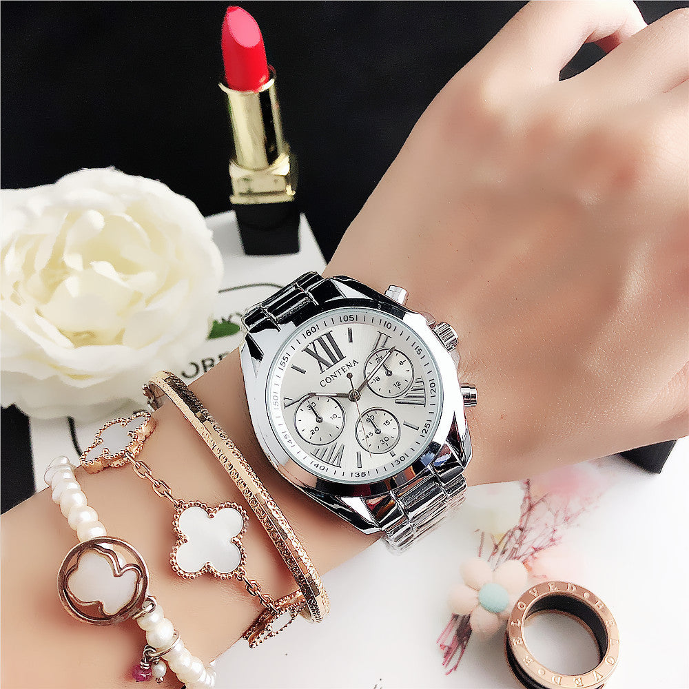 Women's Diamond Mesh Strap Watch - Fashion Quartz