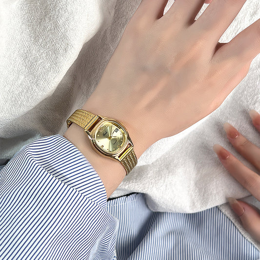 Vintage Waterproof Quartz Watch - Korean Style
