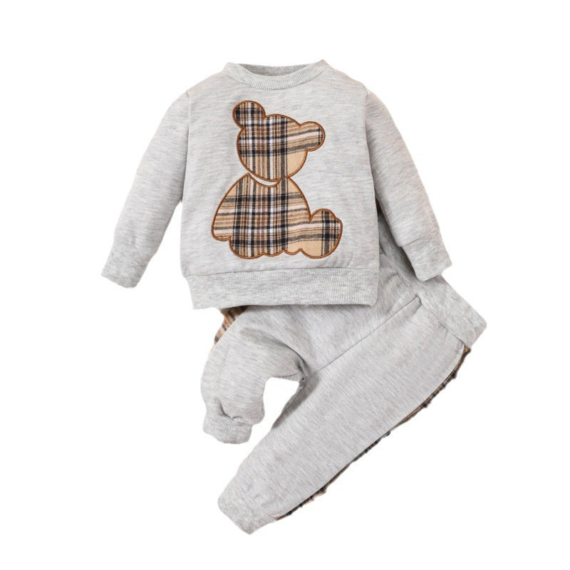 Baby Boys' Cartoon Suit Set - Infant Two-Piece Outfit 0-3 Months