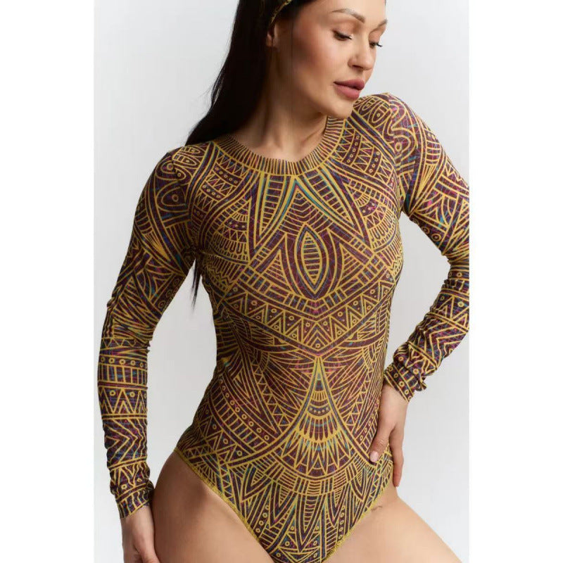 Women's One-Piece Bikini Swimsuit - Adult European American Style