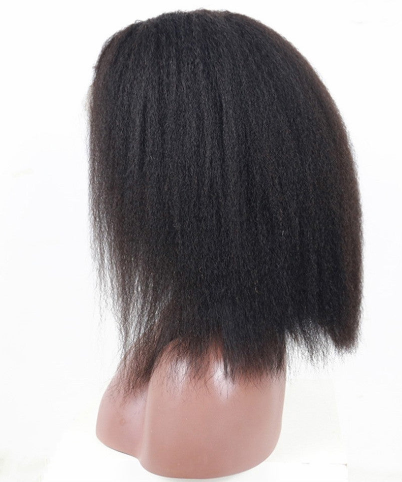 Women's Short Hair Chemical Fiber Wig - Black European American Fashion Style