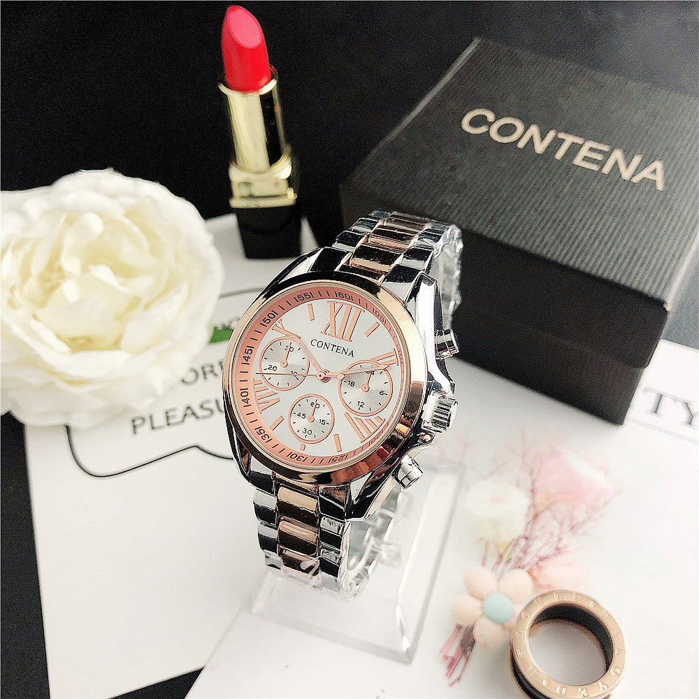 Women's Diamond Mesh Strap Watch - Fashion Quartz