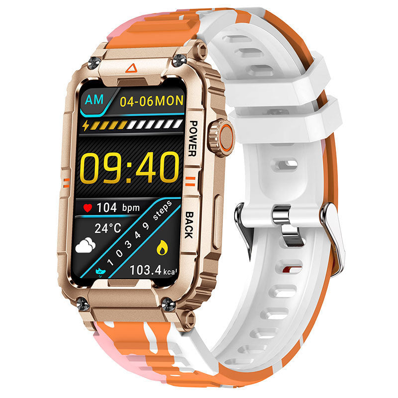 KR88 Bluetooth Smartwatch - Voice Assistant Health Monitor